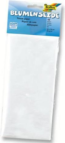 Image du produit Folia Papier tissu blanc (20 g/m², 10 x)