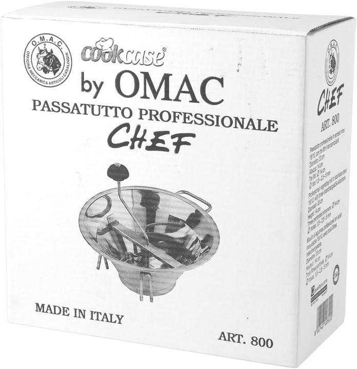 Immagine prodotto O.m.a.c. Omac Passaverdure Professionale in acciaio inox Diametro (Varie spezie)