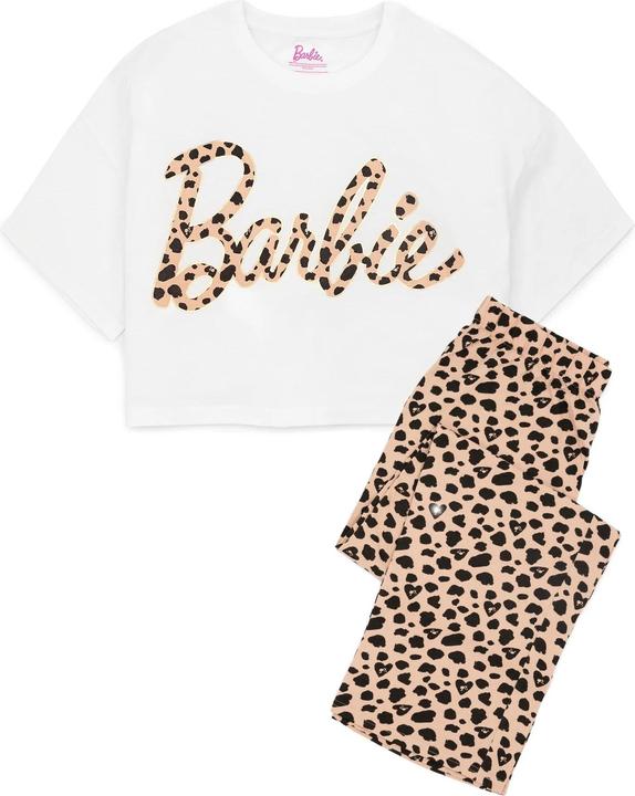 Image du produit Barbie Ensemble pyjama femme/femme à imprimé animalier (XXL)