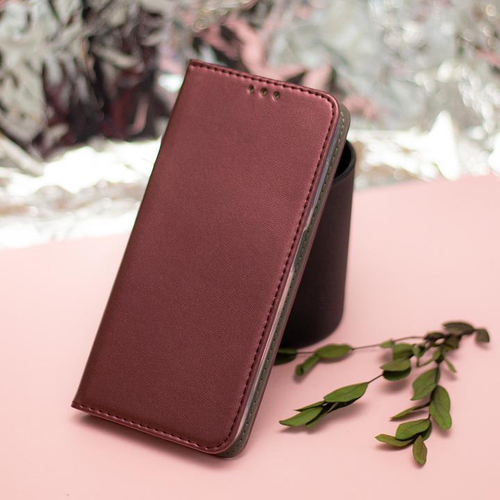 Produktbild OEM Smart Magnetic Etui für Realme C67 4G burgundy (Realme C67 4G)