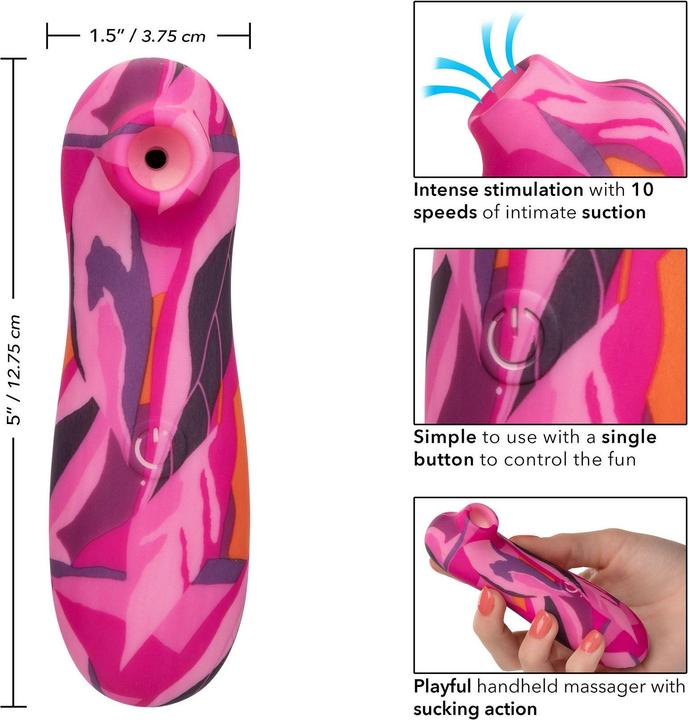 Actual product image CalExotics Naughty Bits® Suck Buddy™ Playful Massager