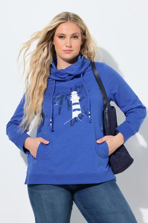 Actual product image Ulla Popken Anchor Graphic Sweatshirt (58)
