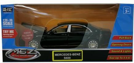 Actual product image MSZ Car MERCEDES-BENZ S600, 1:32