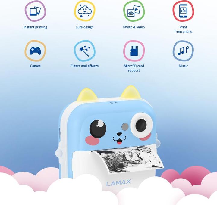 Actual product image Lamax InstaKid2 Plus Blau