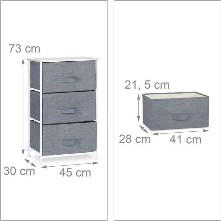 Productafbeelding Relaxdays Opbergsysteem (45 x 30 x 73 cm)
