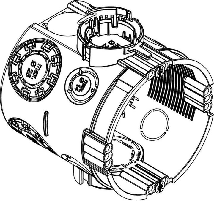 Actual product image OBO Bettermann UP device junction box
