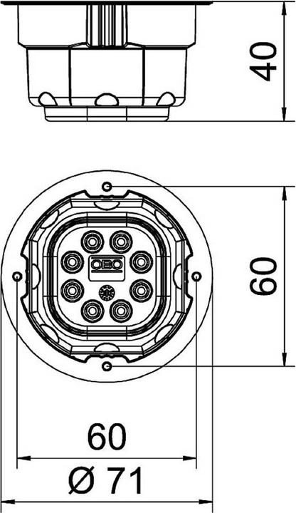 Image du produit OBO Bettermann Insert d'étanchéité (10x)