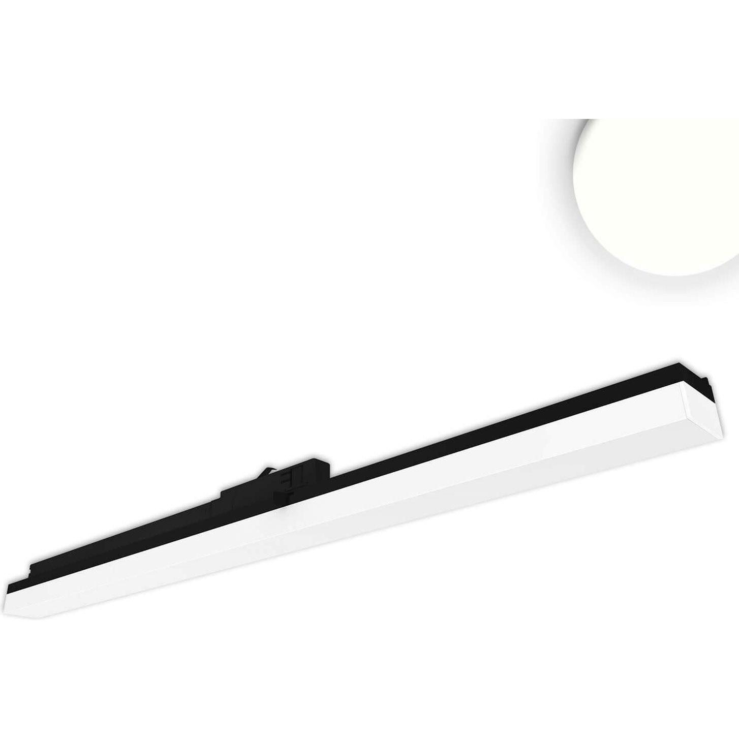 Isoled, Wandleuchte + Deckenleuchte, 3-PH Linearleuchte 1200mm, 40W, 110°, schwarz matt, 4000K