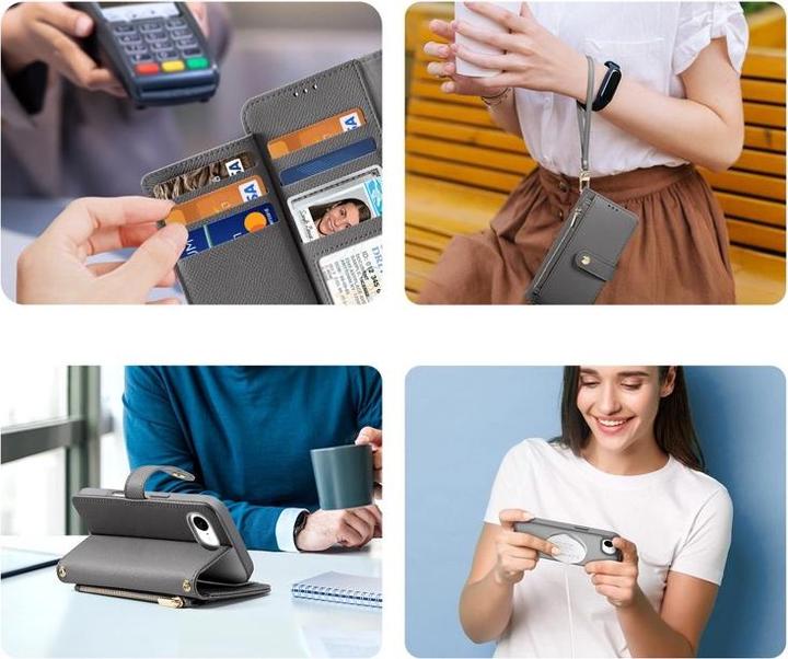 Image du produit Dux Ducis Lawa Series MagSafe Kunstleder Bookcover Hülle (Apple iPhone 17 Pro)