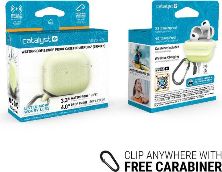 Productafbeelding Catalyst Vibe Waterdichte Beschermhoes voor AirPods Geel (Hoofdtelefoon hoes)