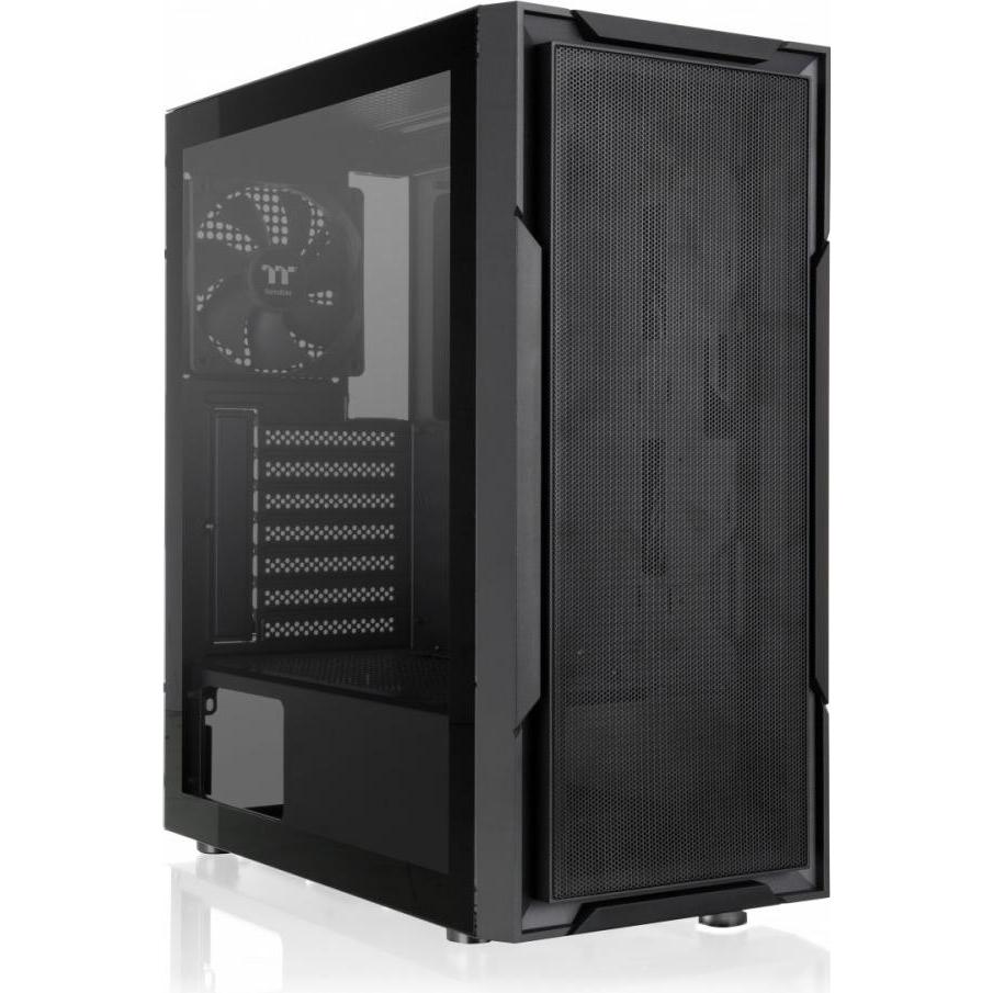 Thermaltake Versa XM1 Tempered Glass 120mm Fan USB30 Case - Black, PC Gehäuse, Schwarz