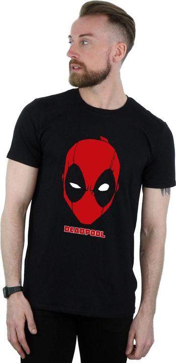 Actual product image Mens Deadpool Mask T-Shirt (XXL)