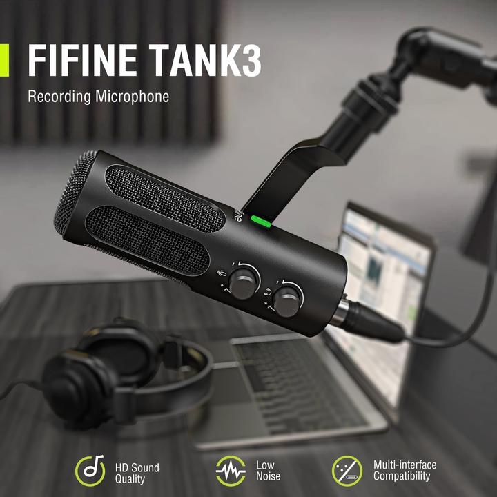 Immagine prodotto Fifine Tank3 Professional USB Microphone 3.5mm