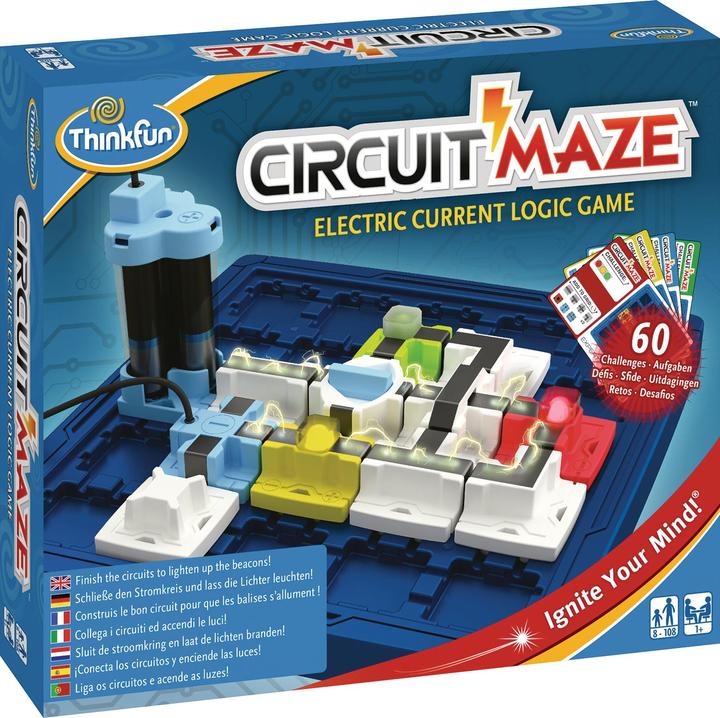 Actual product image Thinkfun Circuit Maze (German, French, English, Italian)