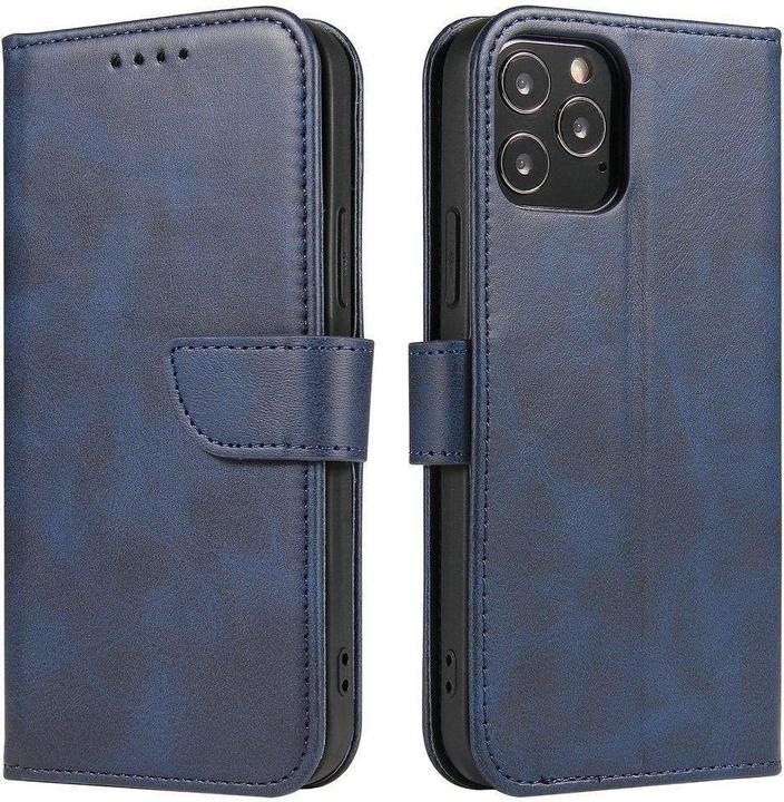 Produktbild Hurtel Magnet Case elegant case case cover with a flap and stand function Poco M4 Pro 5G blue (Xiaomi Poco M4 Pro 5G)