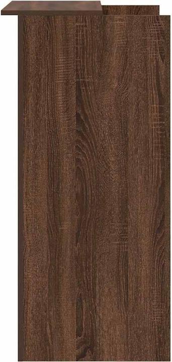 Actual product image vidaXL Reception counter brown oak look 55x50x103.5 cm wood-based material
