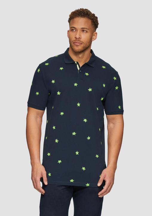 Immagine prodotto S.Oliver Polo-Shirt Poloshirt mit All-over-Print (XXL)