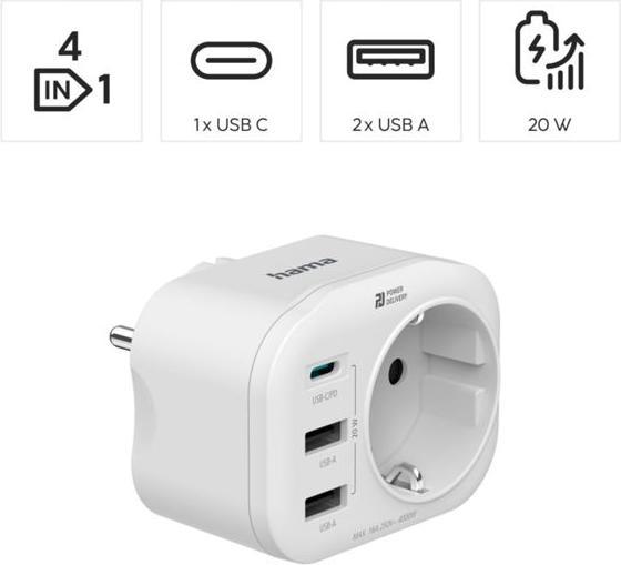 Produktbild Hama Mehrfachstecker