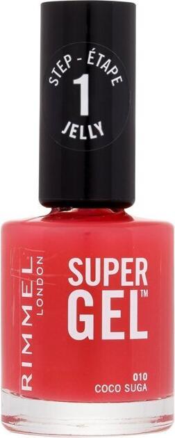 Actual product image Rimmel London SUPER GEL esmalte de uñas #10-Coco Suga 12 ml (10 Coco Suga, Gel-Effect Nail Polish)