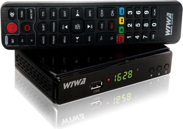 Produktbild Wiwa Esperanza EV104 TV set-top box Cable Black - H.265 - DVB-T (DVB-T, DVB-T2)