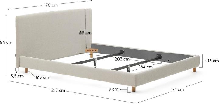 Actual product image Kave Home Valma (160 x 200 cm)