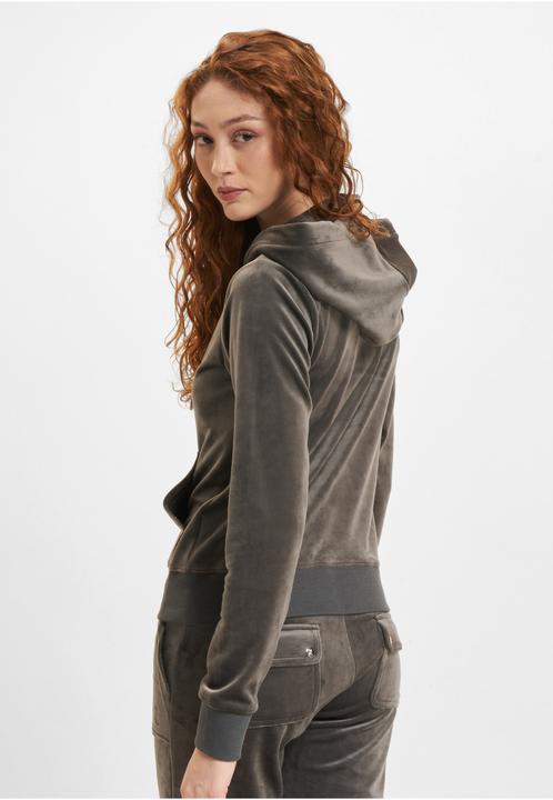 Actual product image Juicy Couture ZIP THROUGH HOODIE WITH ZIP PULL & JC - 102755 (S)