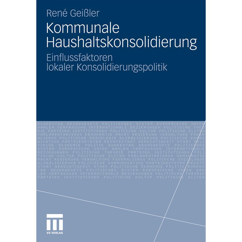 Kommunale Haushaltskonsolidierung, Fachbücher