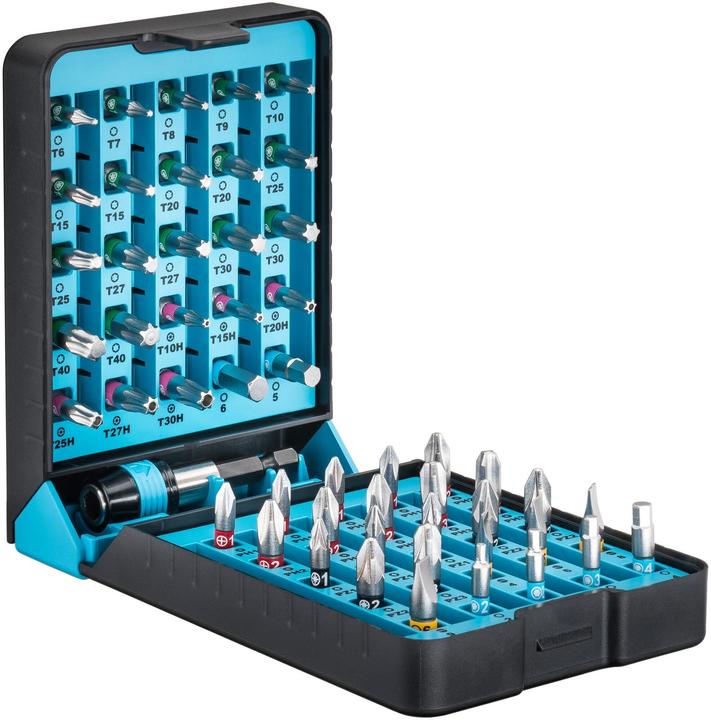 Actual product image HAZET Screwdriver bit set 2240N/51 ∙ Hexagon, solid 6.3 (1/4 inches) ∙ Pozidriv profile PZ, Cross r… (Allen screw)