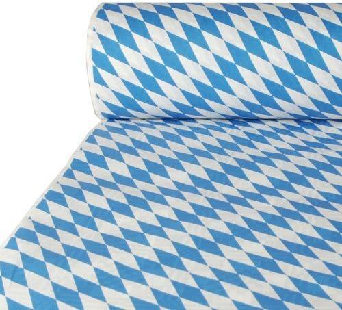 Produktbild Papstar Papiertischtuchit Damastprägung "Bayrisch Blau" (100 x 5000 cm)