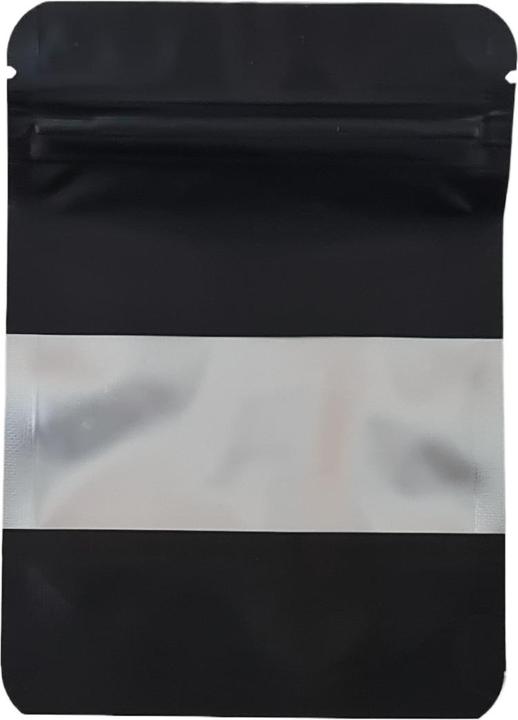 Actual product image Matte zip lock plastic bag