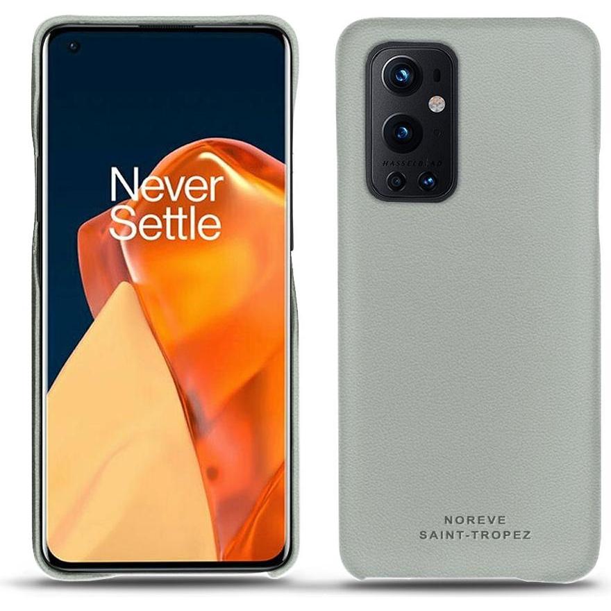 Thumbnail - Noreve Lederschutzhülle (OnePlus 9 Pro), Smartphone Hülle, Grau