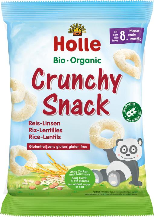 Holle Bio-Crunchy Snack Reis Linsen (25 g)