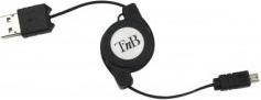 Produktbild T'nB Chargeur allume-cigare + câble micro-USB rétract.