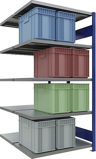 Image du produit eurokraft pro Rayonnage emboîtable, double rangée