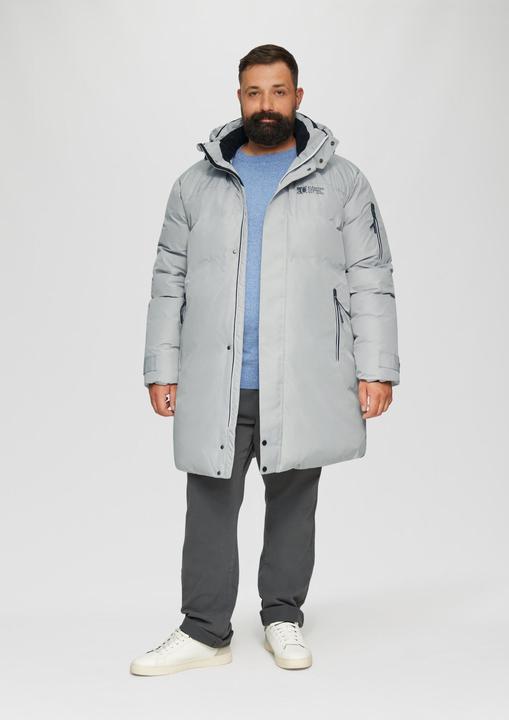 Image du produit S.Oliver Outdoor-Jacke Wasserabweisender wattierter Parka mit Kontrast-Details (3XL)