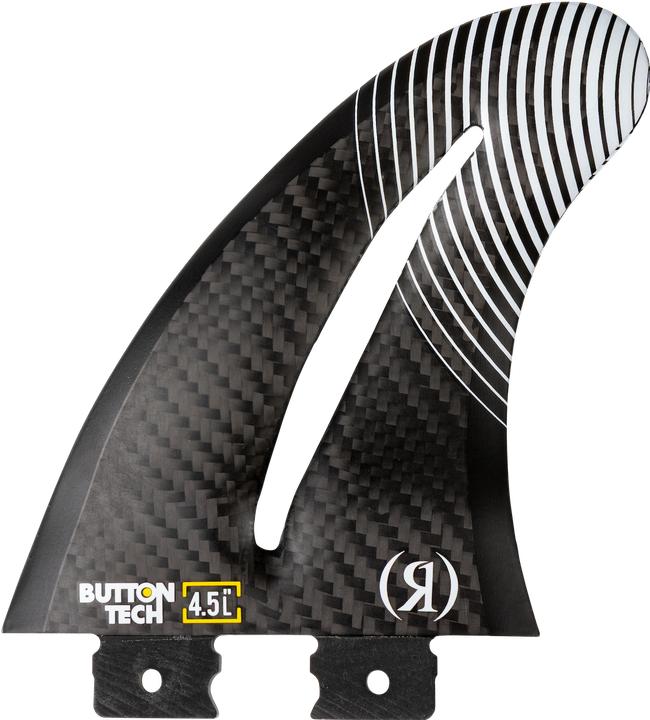 Immagine prodotto Ronix 4.5 in. - Button - Flo Thru - Left Surf Fin - Carbon
