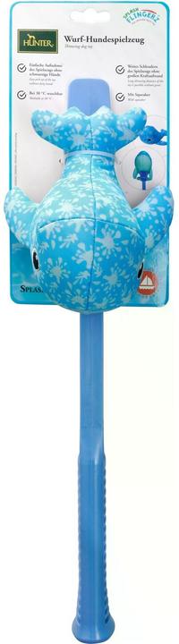 Actual product image Hunter Toy Flingerz Splash Whale - (401673969522) (Dog chew toy, Retrieval)