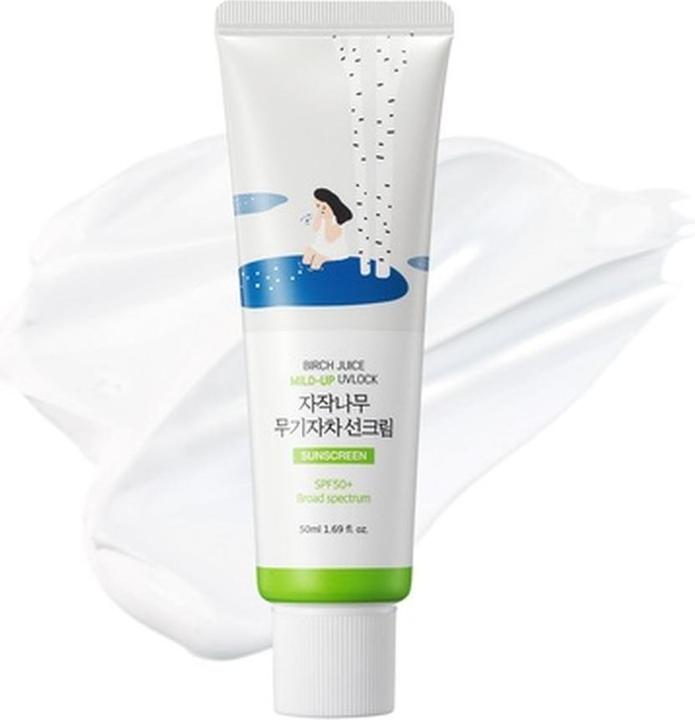 Image du produit Round Lab Moisture Mild-Up Sunscreen 50ml (Crème solaire, SPF 50+, 50 ml)