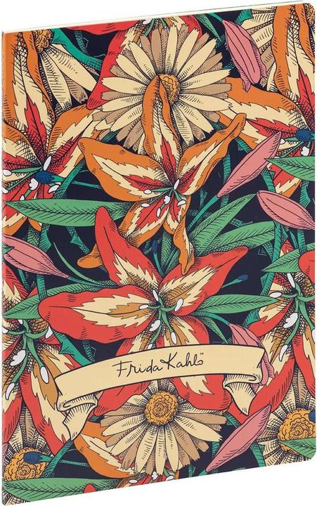 Image du produit Clairefontaine Frida Kahlo, Couture fil A4 96P L+M ass. (À rayures, Couverture rigide)