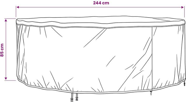 Image du produit vidaXL Gartenmöbelabdeckung