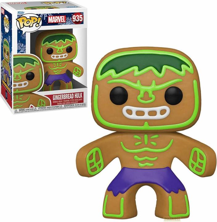 Actual product image Funko POP! - Marvel Holiday: Gingerbread Hulk