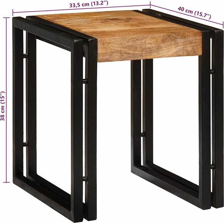 Produktbild vidaXL Industrielle Tische (82 x 40 x 45 cm)