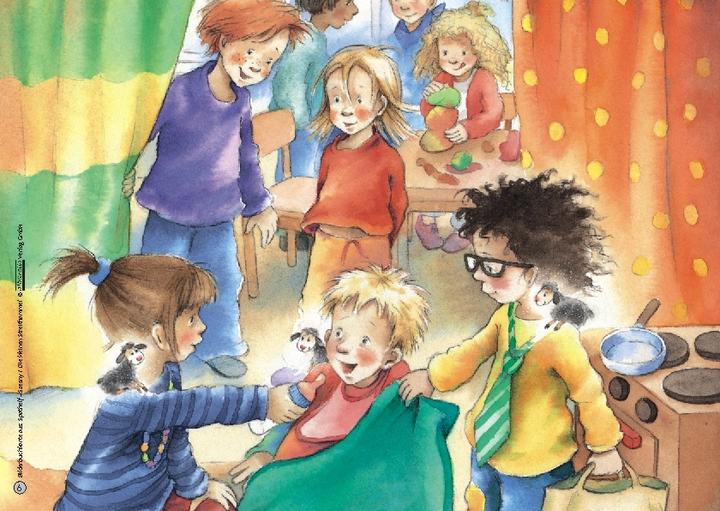 Produktbild Die kleinen Streithammel, Kamishibai-Bilderbuch-Karten (Deutsch, Bärbel Spathelf, Susanne Szesny, 2021)