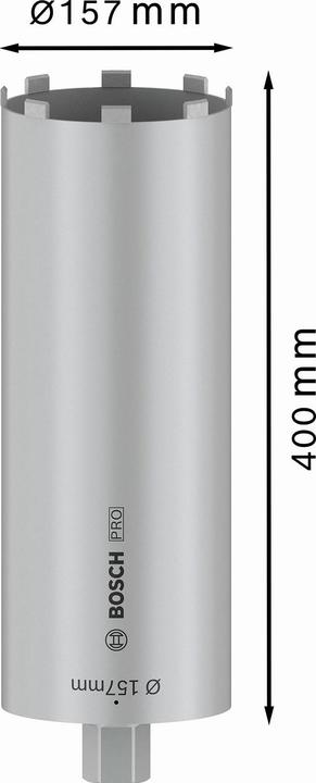 Image du produit Bosch Professional Zubehör PRO Core Cutter dry, 157 x 400 mm, 1 1/4 pouce UNC (157 millimètres)