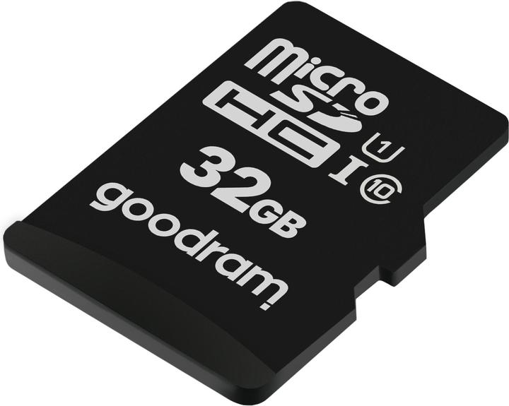 Productafbeelding Goodram M1A4-0320R12 - 32 GB - MicroSD - Klasse 10 - UHS-I - 100 MB/s - 10 MB/s (32 GB, microSD, U1, UHS-I)