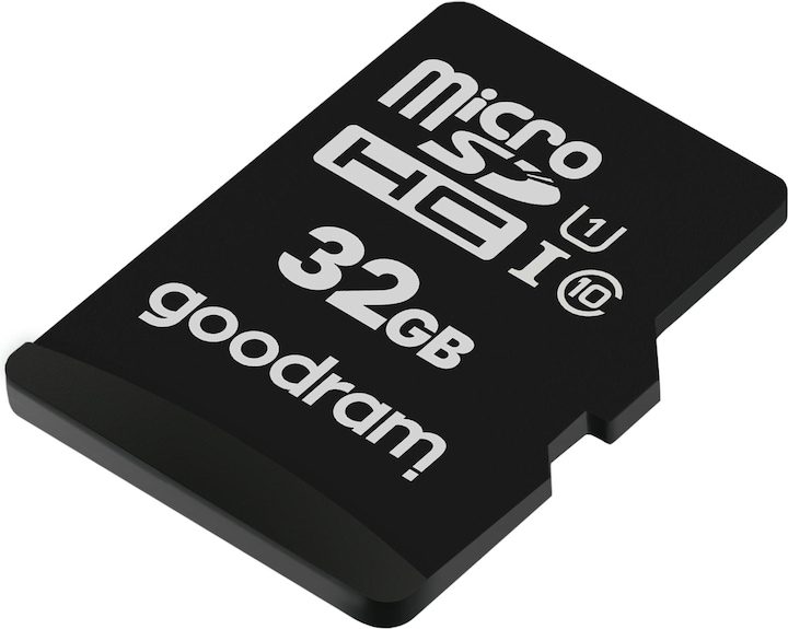 Productafbeelding Goodram M1A4-0320R12 - 32 GB - MicroSD - Klasse 10 - UHS-I - 100 MB/s - 10 MB/s (32 GB, microSD, U1, UHS-I)