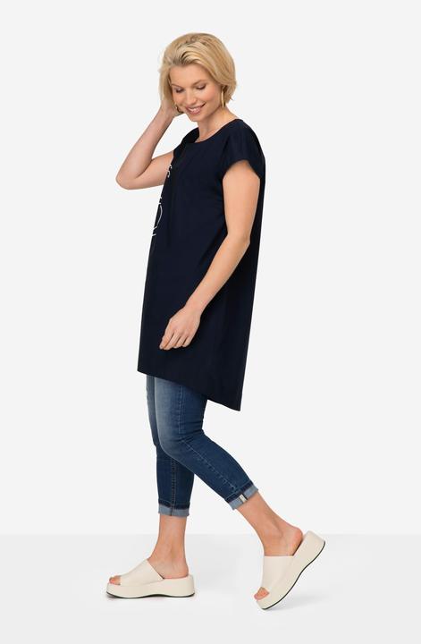 Immagine prodotto Laurasøn Kleid, Straight Fit, Rundhals, seitlicher Schriftzug Welle (S)