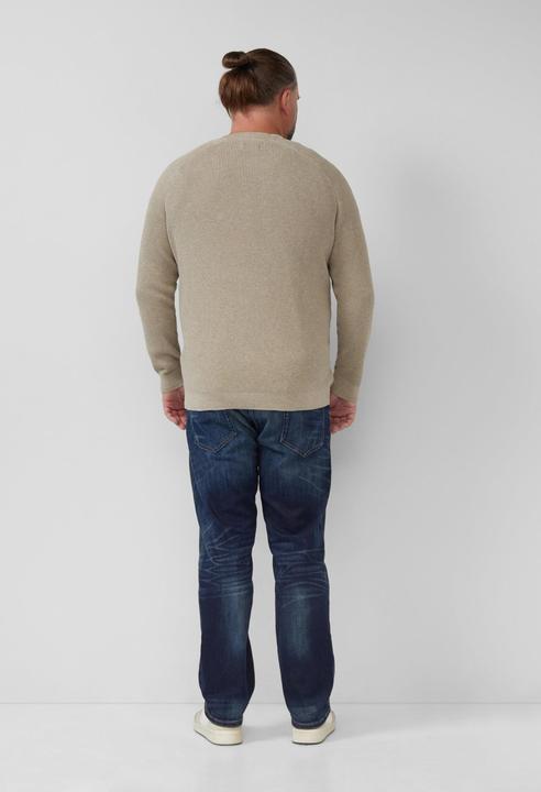 Produktbild s.Oliver Strickpullover Baumwoll-Pullover mit aufgesetzter Brusttasche (5XL)