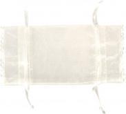 Actual product image Rayher Organza bags, ivory, 4 pieces (4x)