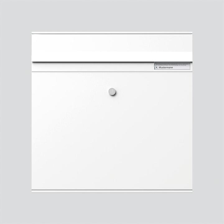 Image du produit Siedle S. & Soehne Module de boîte aux lettres blanc avec boîte d'introduction. BKM 611-4/4-0
